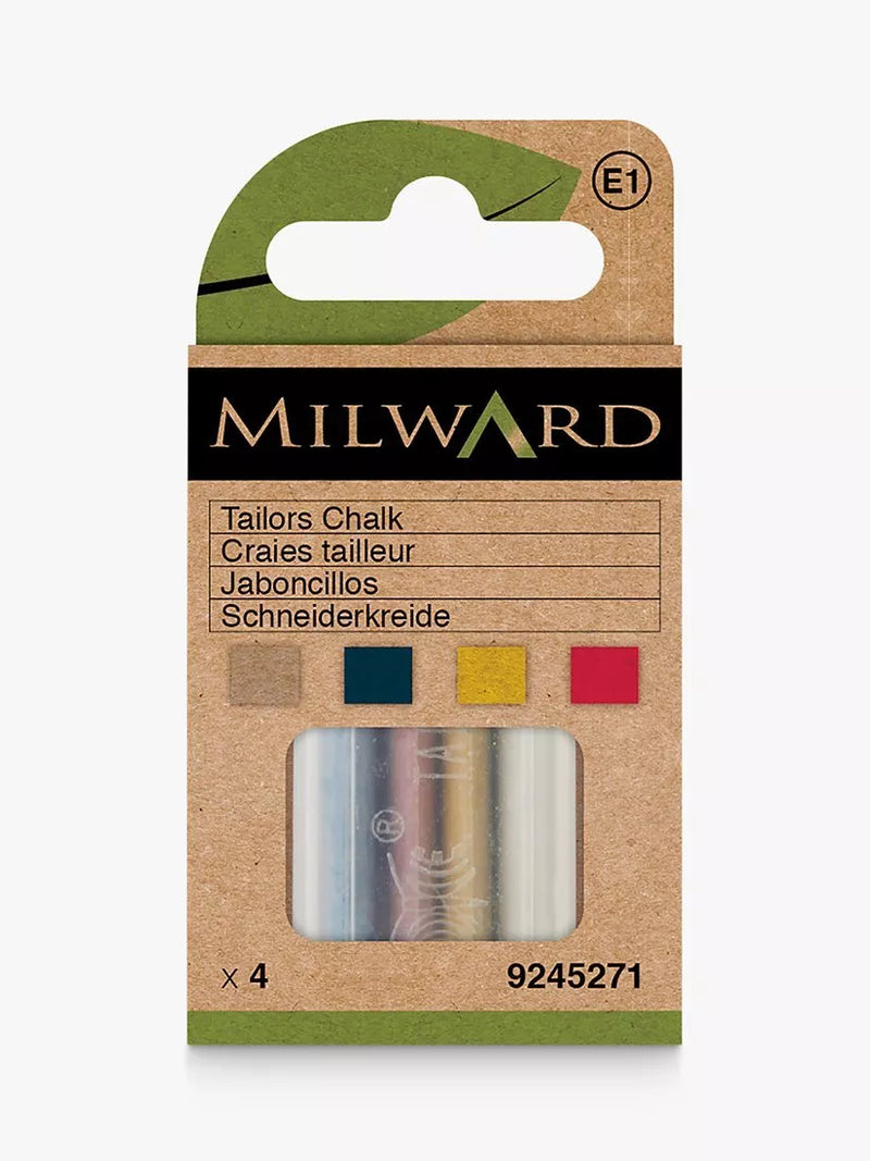 Milward tailor's chalk pack of 4, UK version
