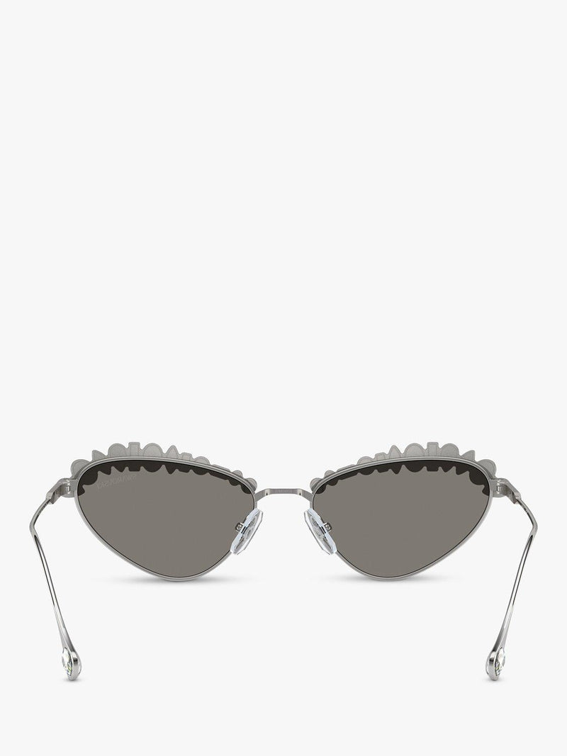 Swarovski cat eye mirrored sunglasses pale gold 55mm - British product