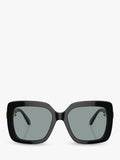 Swarovski square sunglasses black grey (British brand)