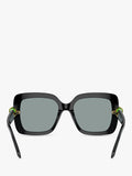 Swarovski square sunglasses black grey (British brand)