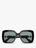 Swarovski square sunglasses black grey (British brand)
