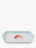 Wrendale Designs melamine scatter tray with robin design, 21.5cm (British brand)