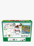 BRIO travel train playset with 22 wooden pieces (British brand)