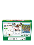 BRIO travel train playset with 22 wooden pieces (British brand)