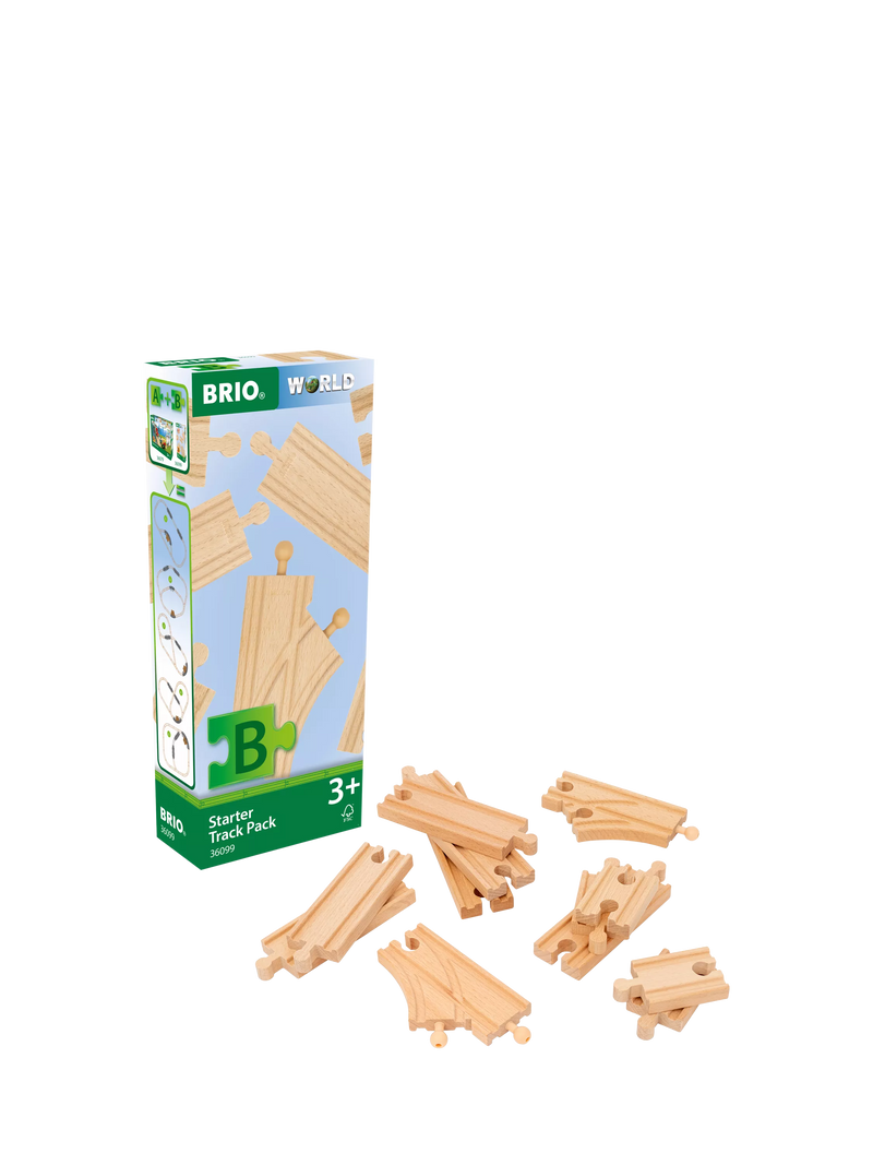 BRIO wooden train track pack Starter Track Pack - British product