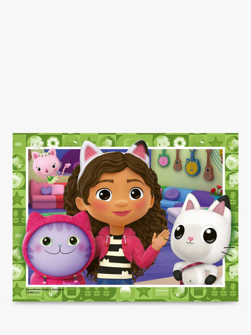 Gabby's Dollhouse jigsaw puzzles set of 4 72 pieces (British brand)