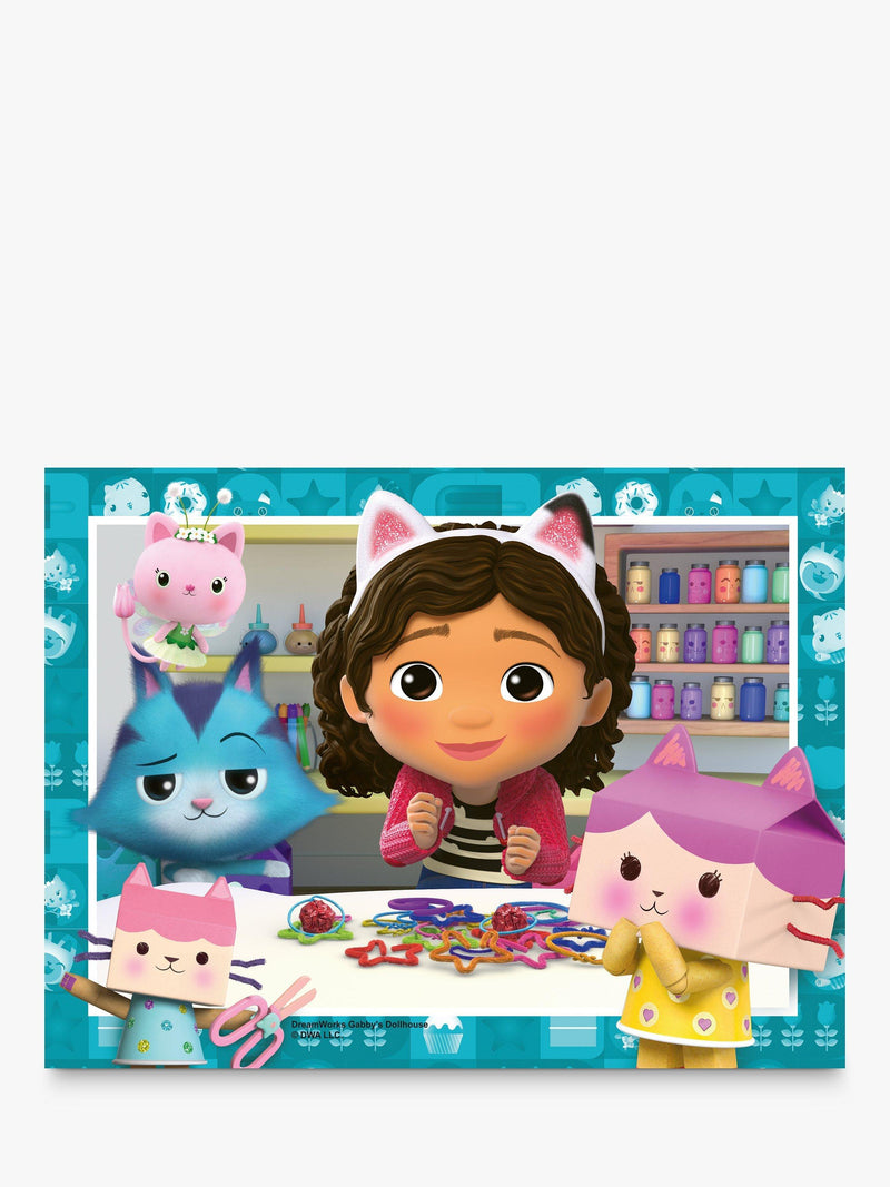 Gabby's Dollhouse jigsaw puzzles set of 4 72 pieces (British brand)