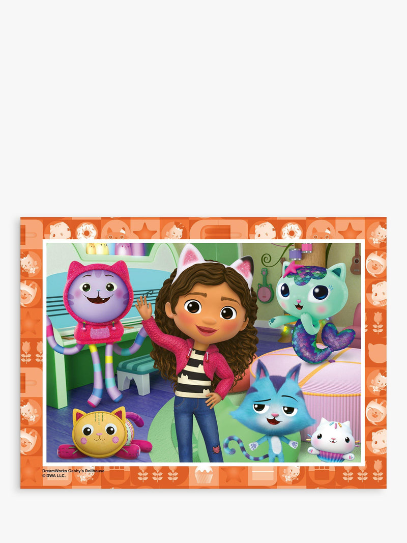 Gabby's Dollhouse jigsaw puzzles set of 4 72 pieces (British brand)