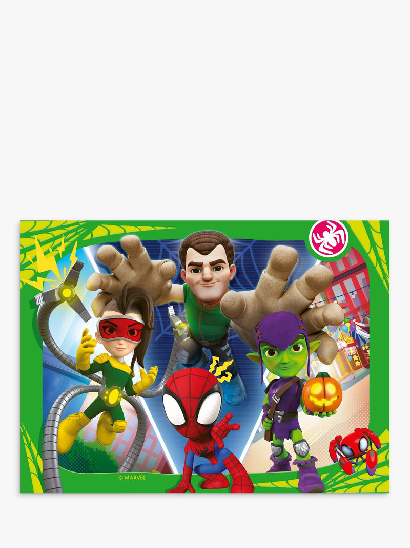 Spidey and His Amazing Friends 4 jigsaw puzzles 19x14cm - British product