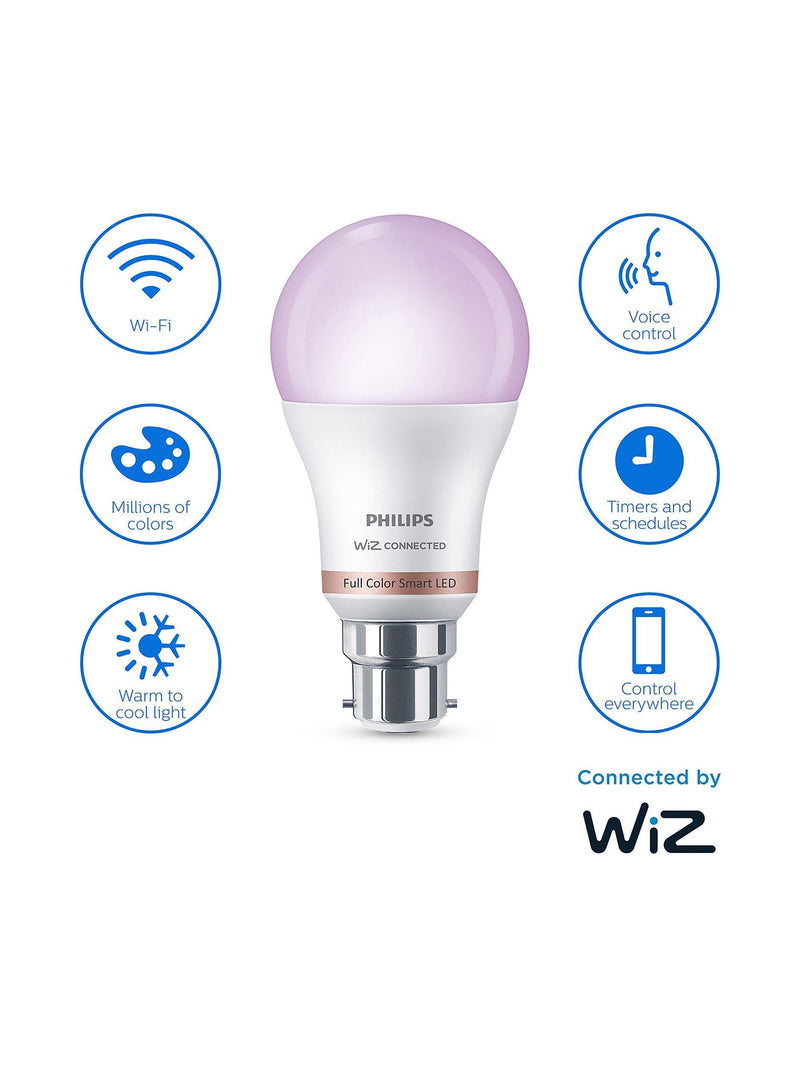 Philips smart LED B22 colour changing bulb (British brand)