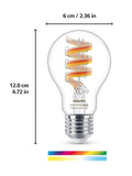 Philips E27 smart LED filament bulb - British product