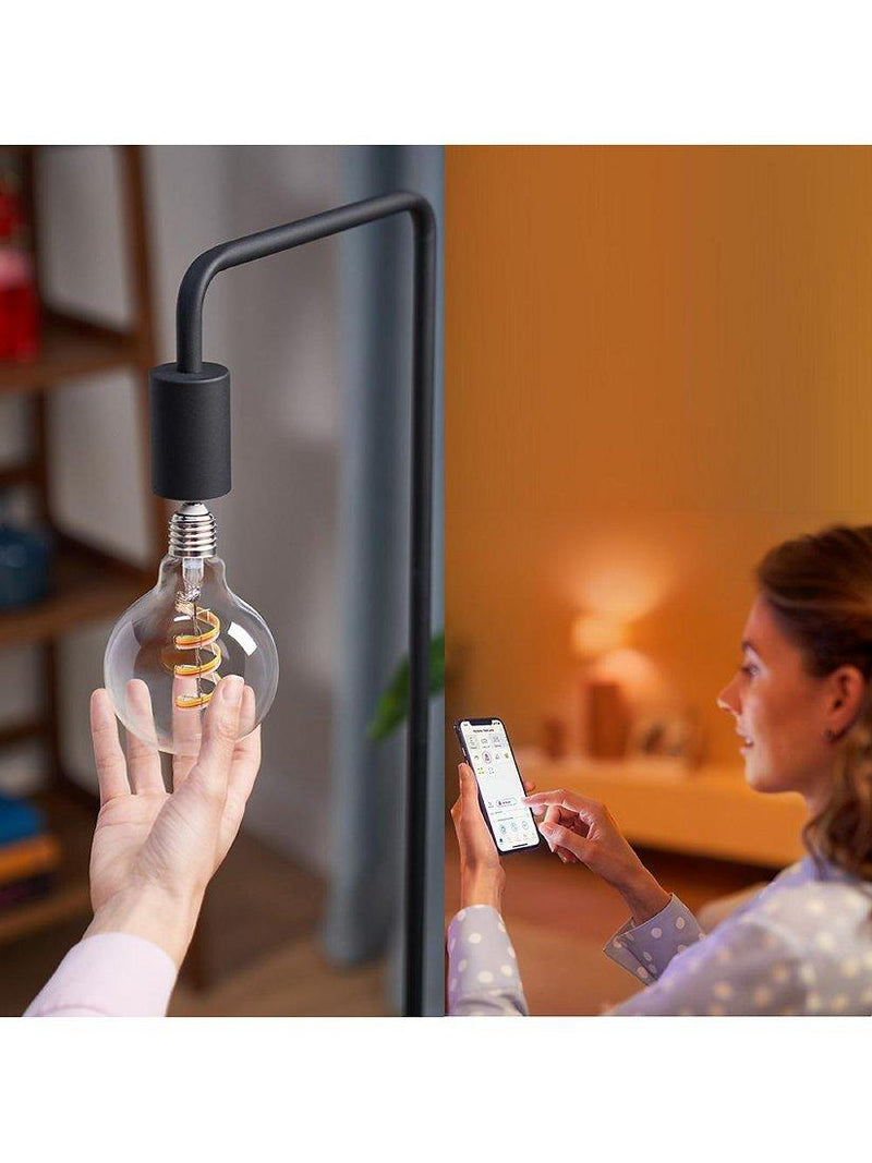 Philips Smart LED bulb E27 colour changing clear filament - British product