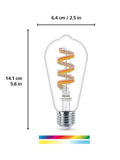 Philips Smart LED ST64 colour bulb (British brand)