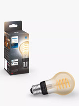 John Lewis Philips Hue White Ambiance 7W A60 E27 LED Single Filament Dimmable Smart Bulb with Bluetooth- Buy online at McGrocer