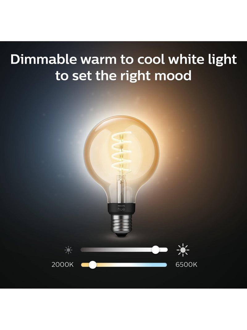 Philips Hue smart bulb filament E27 7W - British product