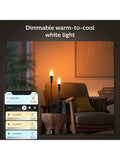 Philips Hue White Ambiance E14 LED filament smart bulb - British product