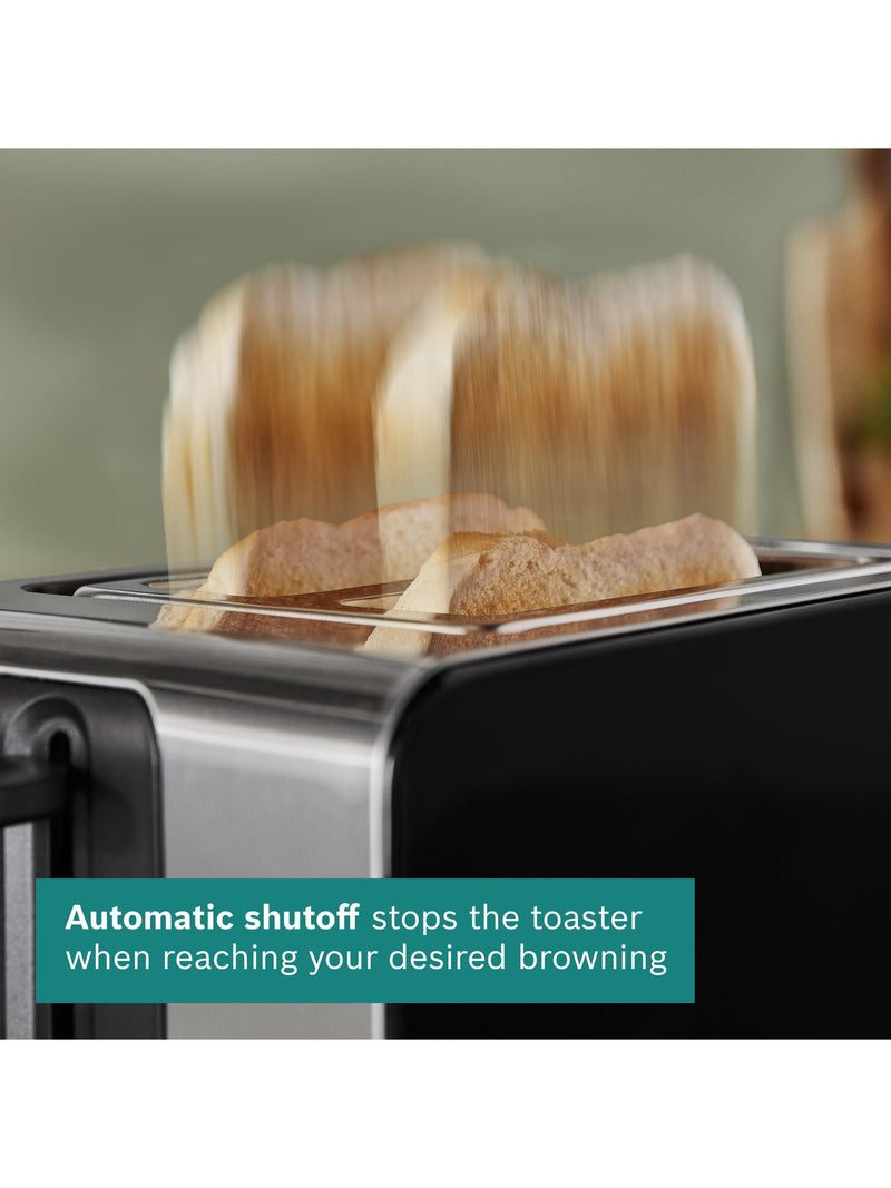 Bosch Sky Compact 2 Slice Toaster in black - British product