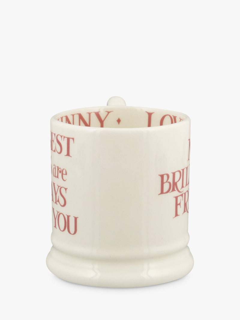 Emma Bridgewater Pink Toast mug 300ml, UK version