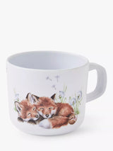 John Lewis Wrendale Designs Fox Cubs Kids' Melamine Mug, Brown/Multi, 200ml- Buy online at McGrocer