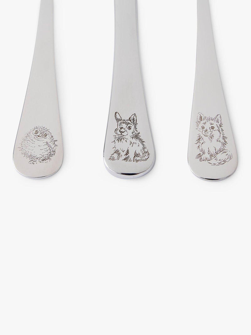 Wrendale Designs Little Wren kids cutlery set 3 piece (British brand)
