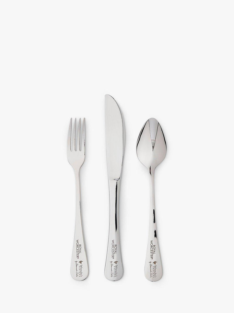 Wrendale Designs Little Wren kids cutlery set 3 piece (British brand)