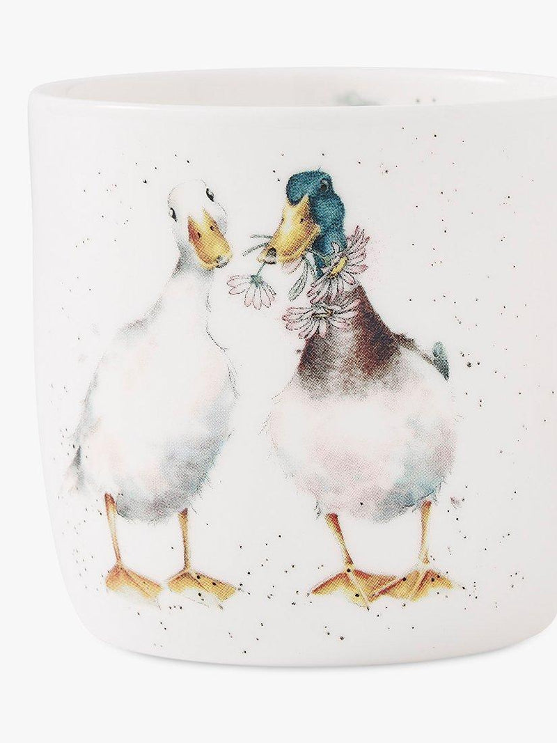Wrendale Designs Duck Love bone china mug 310ml - British product