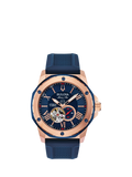 Bulova Marine Star automatic watch blue silicone strap 45mm - British product