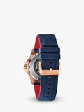 Bulova Marine Star automatic watch blue silicone strap 45mm - British product