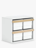 Boori Tidy Toy Cabinet with four drawers and storage tubs, British product