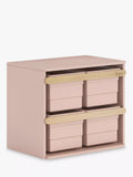 Boori Tidy Toy Cabinet with four drawers and storage tubs, British product