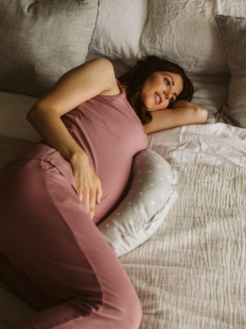 BellaMoon pregnancy nursing pillow dotted design, imported from the UK