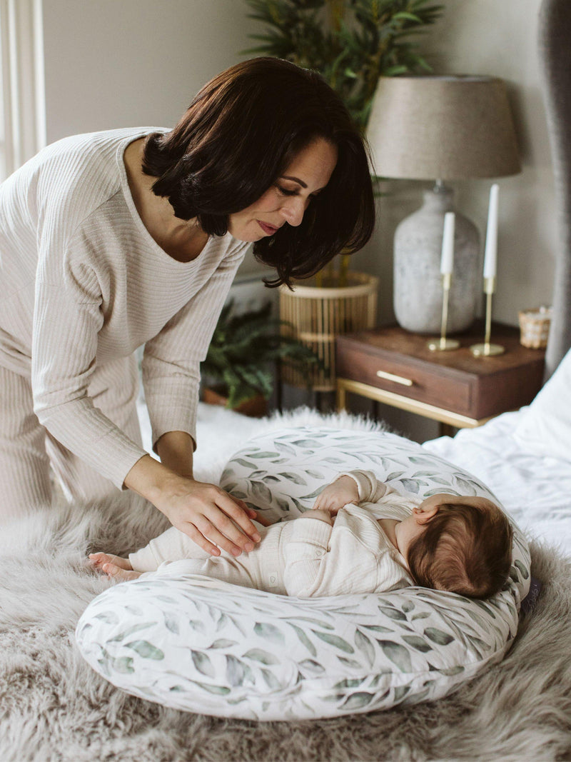 BellaMoon Pregnancy and Nursing Pillow Waterleaves - British product