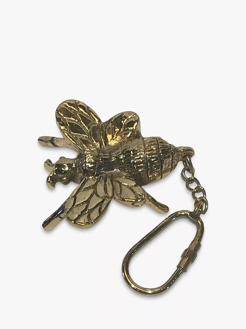 Culinary Concepts brass bee keyring - British product