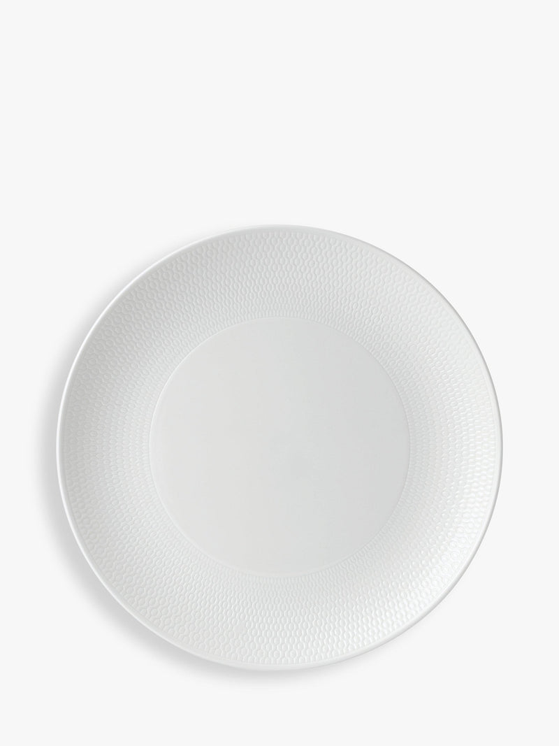 Wedgwood Gio white bone china dinnerware set 12-piece, UK version