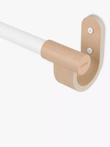 John Lewis Umbra Bellwood Extendable Curtain Pole Kit Natural 25mm x 107-305cm- Buy online at McGrocer