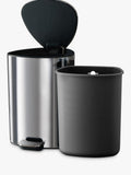 Joseph Joseph stainless steel pedal bin 5L, UK version