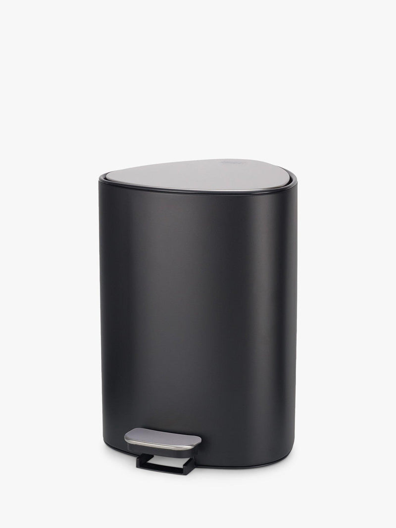 Joseph Joseph bathroom pedal bin steel/matt black 5L, UK version