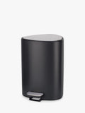 Joseph Joseph bathroom pedal bin steel/matt black 5L, UK version
