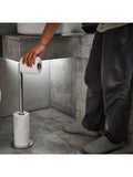 Joseph Joseph Luxe stainless steel toilet roll stand (British brand)