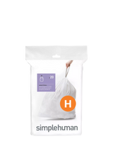 John Lewis Simplehuman Bin Liners Code H Pack of 20- Buy online at McGrocer