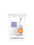 Simplehuman bin liners Code H pack of 20 (British brand)