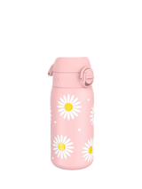 John Lewis Ion8 Daisy Leak-Proof Stainless Steel Water Bottle, Rose Quartz, 400ml- Buy online at McGrocer
