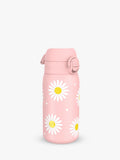 Ion8 Daisy stainless steel water bottle in Rose Quartz, 400ml, UK version