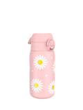 Ion8 Daisy stainless steel water bottle in Rose Quartz, 400ml, UK version
