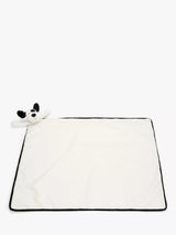 John Lewis Jellycat Bashful Puppy Baby Blankie Black/Cream- Buy online at McGrocer