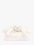 Jellycat Bashful Bunny Blankie white plush, imported from the UK