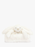 Jellycat Bashful Bunny Blankie white plush, imported from the UK