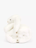 Jellycat Bashful Bunny Blankie white plush, imported from the UK