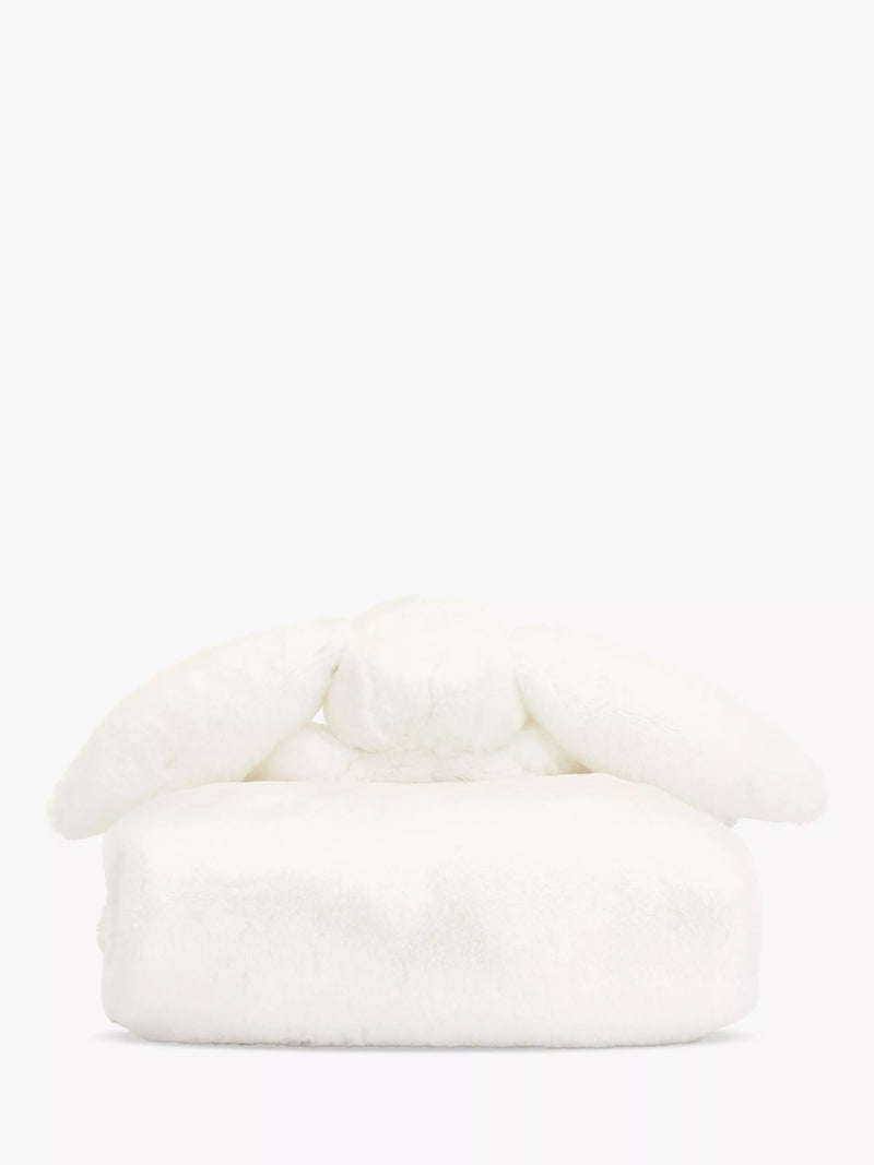 Jellycat Bashful Bunny Blankie white plush, imported from the UK