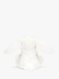 Jellycat bunny soother with white fur blanket - British product